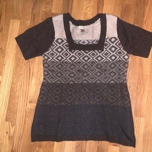 Tunic length sweater